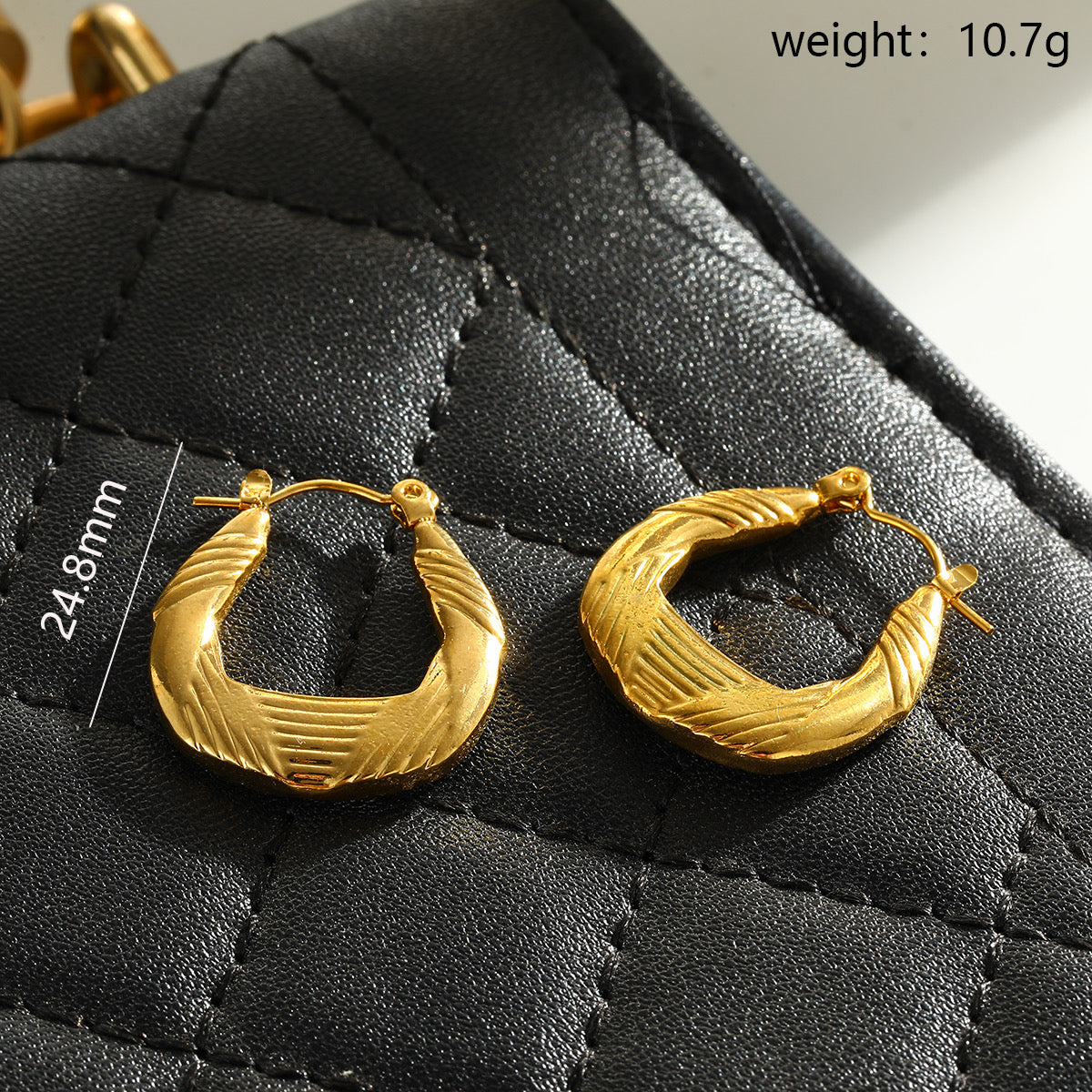 Artistic Polished Round Earrings For Women In Aretes
