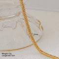 Jewelry Simple Style Geometric 304 Stainless Steel Plating Cuban Link Chain Necklaces