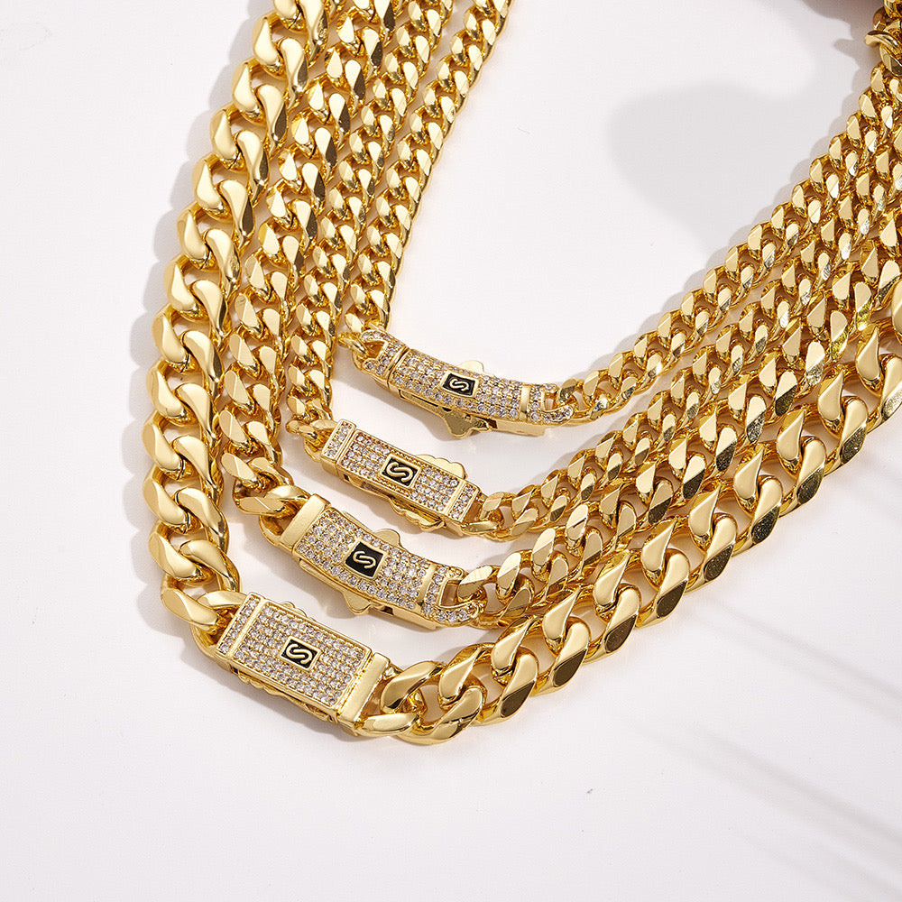 Electroplating 18K Gold Plated Double S Rectangle Casual Vacation Modern Style Monaco Necklace