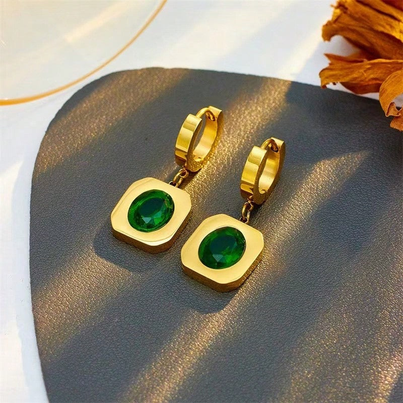 Jewelry Set For Women's 18K Gold Plated 316 Stainless Steel Waterproof