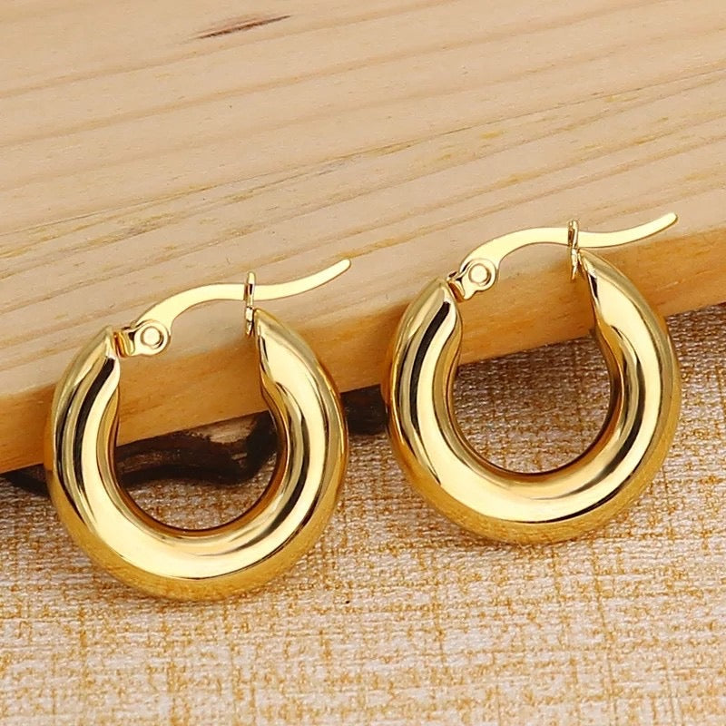 1 Pair Fashion Round Plating Aretes 5x20