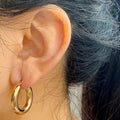1 Pair Fashion Round Plating Aretes 5x20