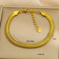 304 Stainless Steel Pvd Coated Stone-Free Bracelets